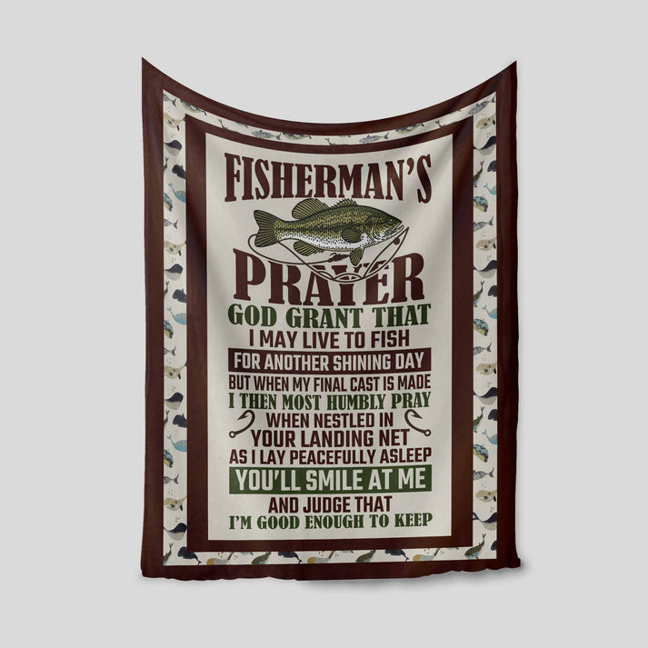 BlueJose Fisherman's Prayer Blanket Blanket