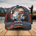BlueJose Personalized  Fish Aholic Red Light Cap