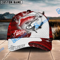BlueJose Striped Bass Fishing Dark Blue Skin Sport Personalized Cap