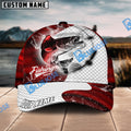 BlueJose Walleye Fishing Dark Blue Skin Sport Personalized Cap