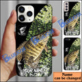 BlueJose Classic Crappie Fishing Skin Personalized Name Phone Case