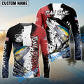 BlueJose Tuna Fishing Paint Scratch American Flag scratch Sport Custom Name & Team Name 3D Shirts