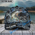 BlueJose Musky Fishing Blue Kryptek Camo Personalized Cap