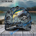 BlueJose Tuna Fishing Blue Kryptek Camo Personalized Cap