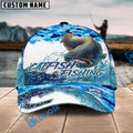 BlueJose Catfish Fishing Blue Water Camo Personalized Cap