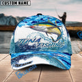 BlueJose Tuna Fishing Blue Water Camo Personalized Cap