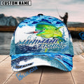 BlueJose Mahi mahi Fishing Blue Water Camo Personalized Cap