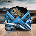 BlueJose Pike Fishing Blue Tire Triangle Pattern Personalized Cap