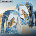 BlueJose Pike Fishing Golden Hook Graphic Sport Custom Name & Team Name 3D Shirts