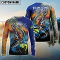 BlueJose Trout Fishing Ocean & Lake Custom Name & Team Name 3D Shirts