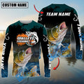 BlueJose Walleye Fishing The Ultimate Master Custom Name & Team Name 3D Shirts