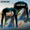 BlueJose Tuna Fishing The Ultimate Master Custom Name & Team Name 3D Shirts