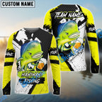 BlueJose Fishing Funny Beer Skin Custom Name & Team Name 3D Shirts (12 Breeds)