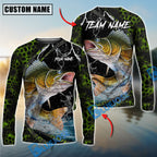 BlueJose Fishing Green Thunder Strike Custom Name & Team Name 3D Shirts (12 Breeds)
