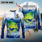BlueJose Fishing Freshwater Strike Legend Custom Name & Team Name 3D Shirts (12 Breeds)
