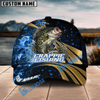BlueJose Fishing Hooked Jump Splash Personalized Cap (13 Breeds)
