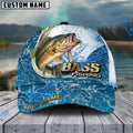 BlueJose Fishing Golden Hook Graphic Personalized Cap (13 Breeds)