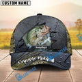 BlueJose Personalized Crappie Fishing Cap