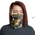 BlueJose Bass Cross Camo Fishing Neck Gaiter