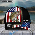 BlueJose Bass Personalized Fishing Classic Cap