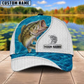 BlueJose Custom Name Bass Fishing Blue Water Cap
