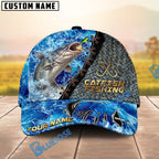 BlueJose Fishing Ocean Wave Skin Design Personalized Cap (13 Breeds)