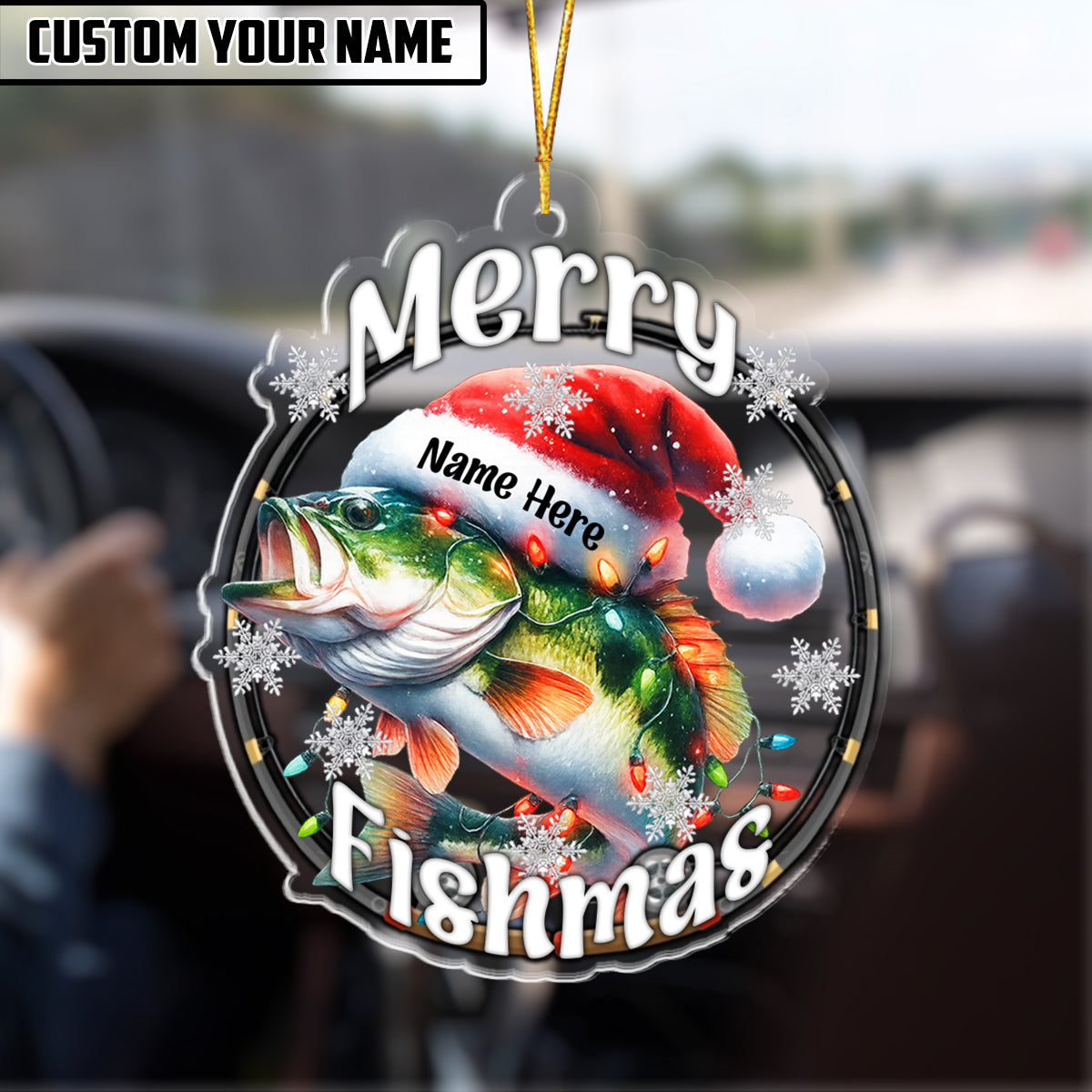 BlueJose Fishing Customized Acrylic Ornament For Fishing Lovers