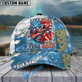 BlueJose Bass Live Free Fish Hard Design Personalized Cap