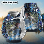 BlueJose Personalized Largemouth Bass Fishing 3D Shirts