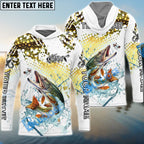 BlueJose Pike Fishing Skin Clean Sport Style Custom Name & Team Name 3D Shirts