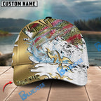 BlueJose Fishing Gold Scale Personalized Cap (13 Breeds)