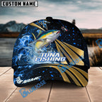BlueJose Fishing Hooked Jump Splash Personalized Cap (13 Breeds)