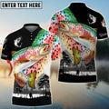 BlueJose Rainbow Trout Fishing Scales Custom Name Fishing Shirt