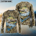 BlueJose Walleye Fishing Camouflage Custom Name Shirts
