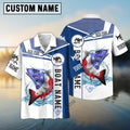 BlueJose Redfish Puppy Drum Customize Name And Boat Name Fishing 3D Shirt