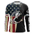 BlueJose Personalized Bass Fishing American Flag Personalized Name 3D Shirts