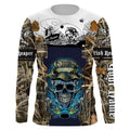 BlueJose Halloween Fish Reaper Fishing Camouflage Custom Name Long Sleeves¬¨‚Ä†
