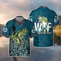 BlueJose Bass Fishing Wtf All Over Print 3D Hawaiian Shirt