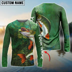 BlueJose Custom Musky Fishing Jerseys, Personalized Muskie Fishing Performance Fishing Shirts