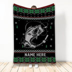 BlueJose Ugly Fishing Personalize Fishing Blanket