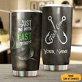 BlueJose Fish On Just One More Cast I Promise Personalized Name Tumbler