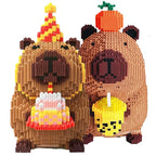 Big Capybara Building Blocks Giant Capybara Brick Figures Toy for Kids Capipara Construction Set Decoration for Home for Aged 6+