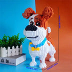3685 Pieces of Mike Dog Building Blocks, Perfect Holiday and Birthday Gifts, Party Games, Office and Home Decoration