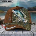 BlueJose Fishing Leather Pattern Personalized Cap (13 Breeds)