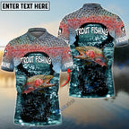 BlueJose Trout Fishing Colorful Custom Long Sleeve Performance Fishing Long Sleeves