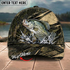 BlueJose Fishing Grass Camouflage Water Splash Personalized Name Classic 3D Cap Personalized Cap (13 Breeds)