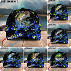 BlueJose Fishing Water Splash Graphic Personalized Cap (13 Breeds)