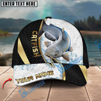 BlueJose Fishing Gold Black Dynamic Jump Personalized Cap (13 Breeds)
