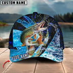 BlueJose Fishing Tailored Tides Pattern Personalized Cap (11 Breeds)