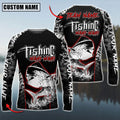 BlueJose Mahimahi Fishing Aggressive Red Splash Camo Pattern Sport Custom Name & Team Name 3D Shirts